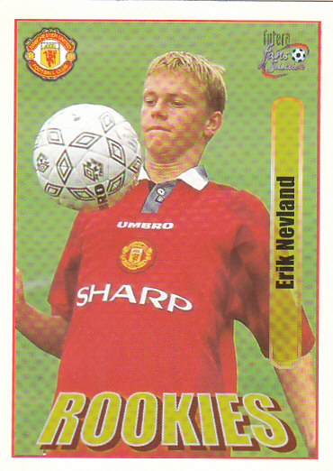 Erik Nevland Manchester United 1997/98 Futera Fans' Selection #39